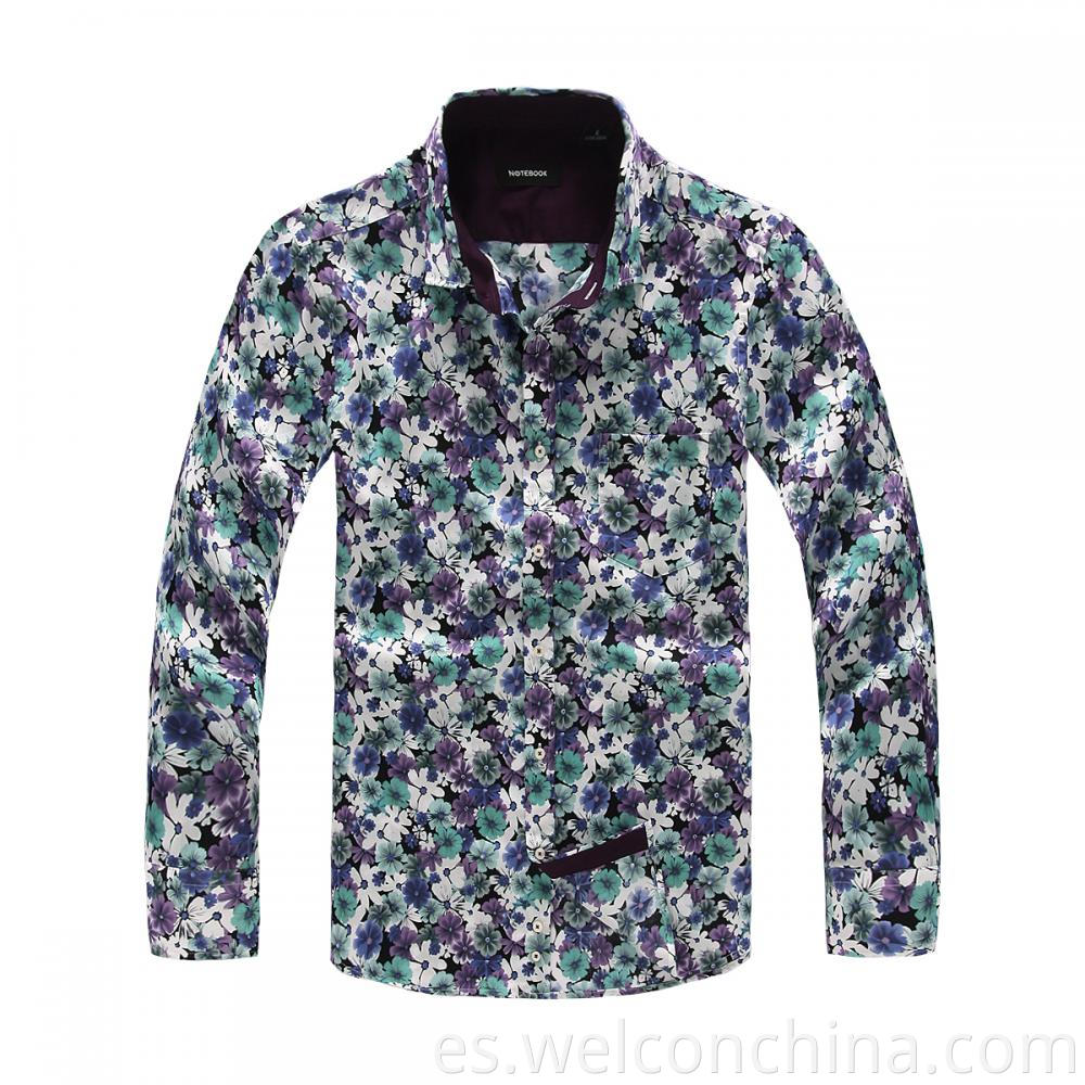 Floral Pattern Men S Shirt Jpg